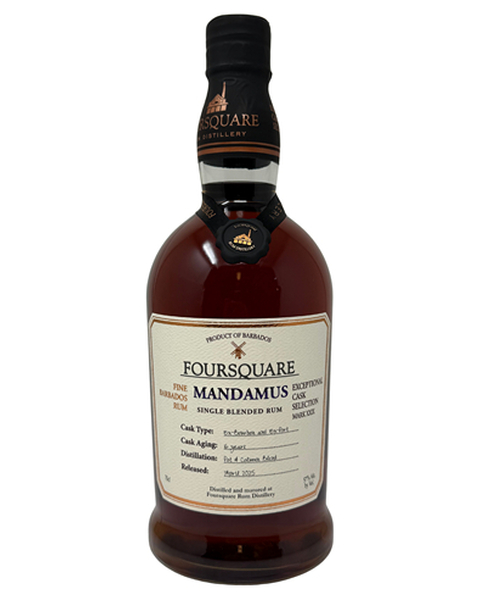 Foursquare 16 Years Old Exceptional Cask Selection Mandamus XXVI - 57% - 0,7 lt