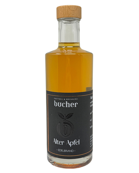 Bucher Obstbau, Alter Apfel - 10 Jahre im Eichenfass gelagert - 0,5 lt