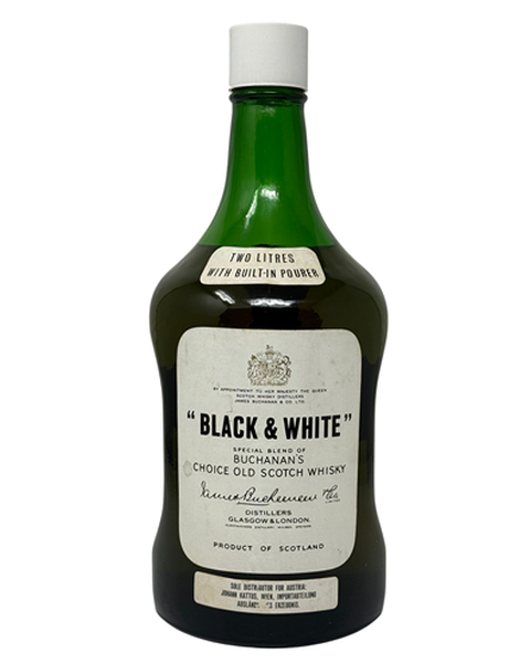 Black & White Buchanan's Choice 2,0 lt - 1790er/80er Gastro-Vintage (Johann Katt