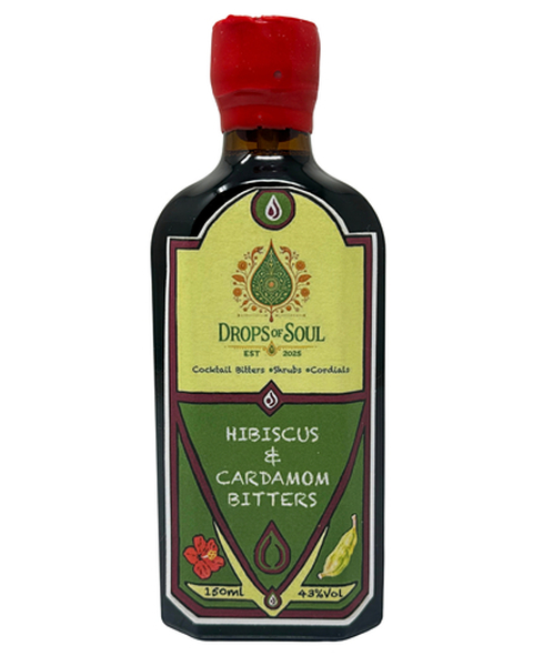 Drops of Soul Bitters Hibiscus & Cardamom - 0,15 lt