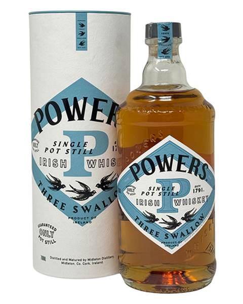 Powers Three Swallow Single Pot Still Irish Whiskey - 0,7 lt