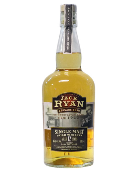 Jack Ryan 12 years Beggars Bush Irish Single Malt Whiskey - 0,7 lt