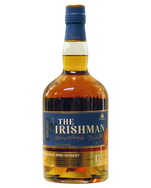 Irishman 12 years Old Single Malt Irish Whiskey + GB - 0,7 lt