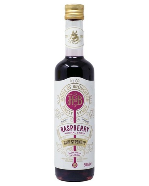 House of Broughton Sirup Raspberry, by Fentimans - 0,5 lt