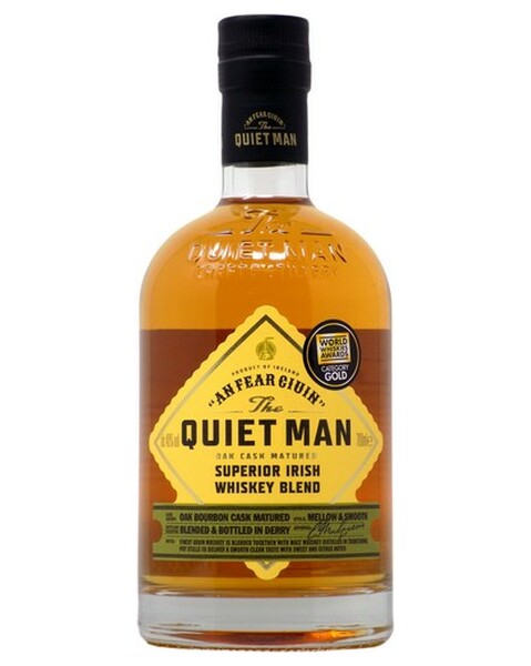 The Quiet Man Blended Irish Whiskey Oak Bourbon Cask - 0,7 lt