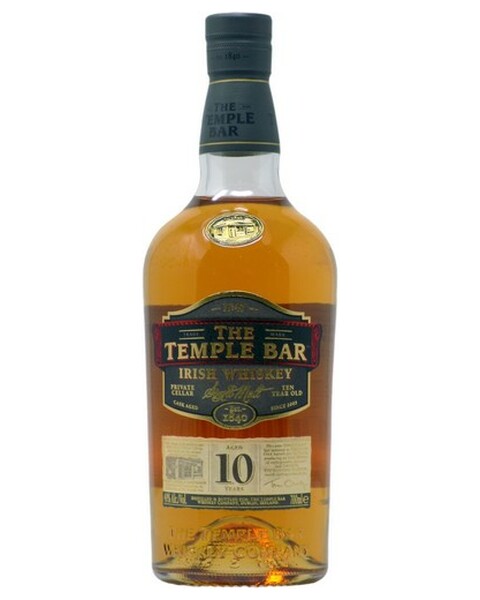 The Temple Bar 10 years Single Malt Irish Whiskey - 0,7 lt