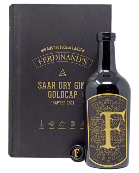 Ferdinand's  Saar Dry Gin Goldcap Vintage 2020 - 0,5 lt