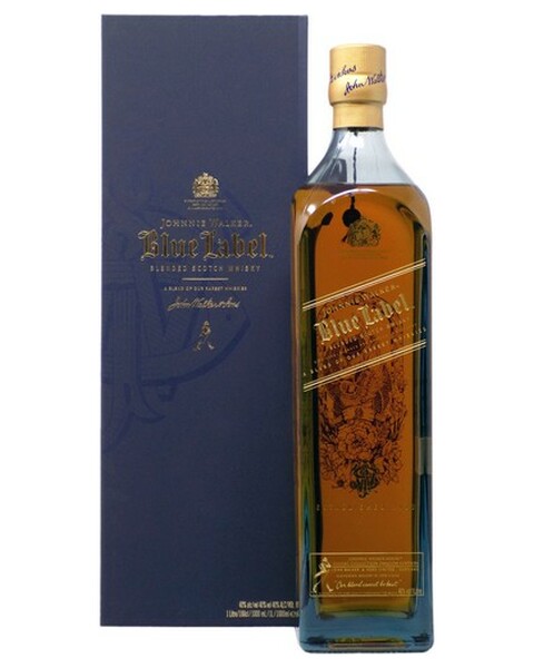 Johnnie Walker Blue Label Zodiac Collection Year Of The Dragon (Drache) - 1 lt