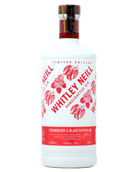 Whitley Neill Strawberry Pepper Gin ltd. Edition - 0,7 lt