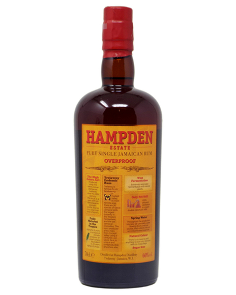 Hampdon Rum Overproof 60% - 0,7 lt