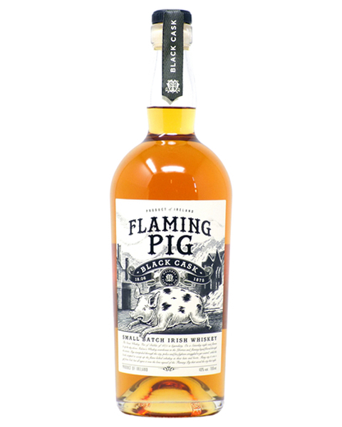 Flaming Pig Black Cask, Small Batch Irish Whiskey - 0,7 lt