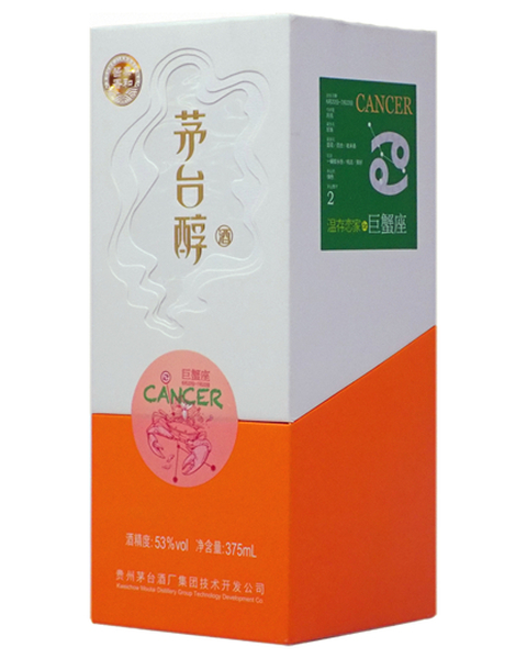 Kweichow Moutai Cancer 375 ml, ltd. Edition (Krebs) - 0,375 lt