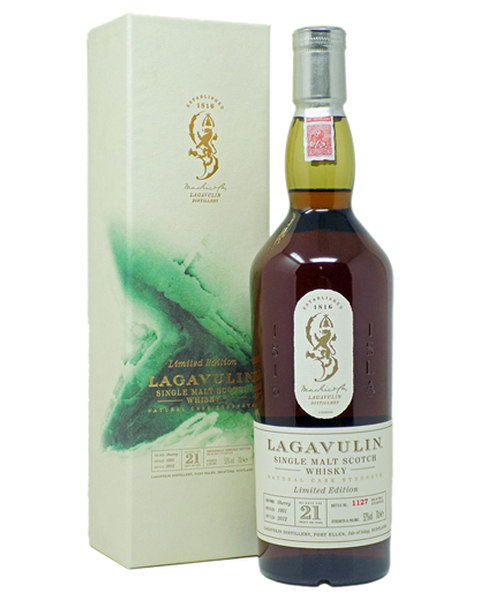 Lagavulin 21 years, bottled 2012 - 0,7 lt