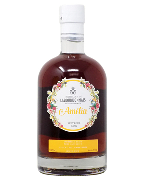 Labourdonnais Pure Cane Rum Amelia Ruby Port Cask Finish - 0,7 lt