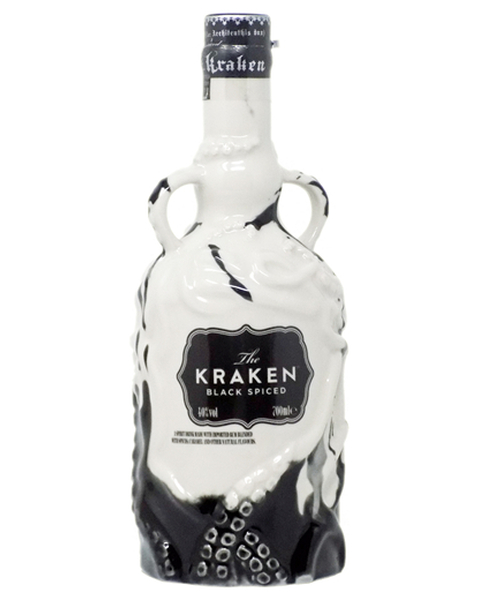 Kraken Black Spiced 'Black & White' Ceramic ltd. Edition 2017 - 0,7 lt