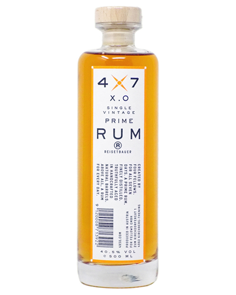 Rum by Reisetbauer 4x 7  X.O. Single Vintage Prime Rum 40,5% - 0,5 lt