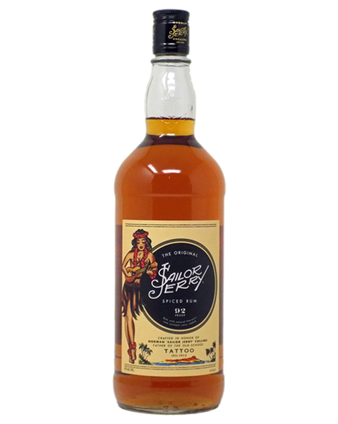 Sailor Jerry 'Spiced Rum' 92 proof  (1,0 lt-Flasche) - 1 lt