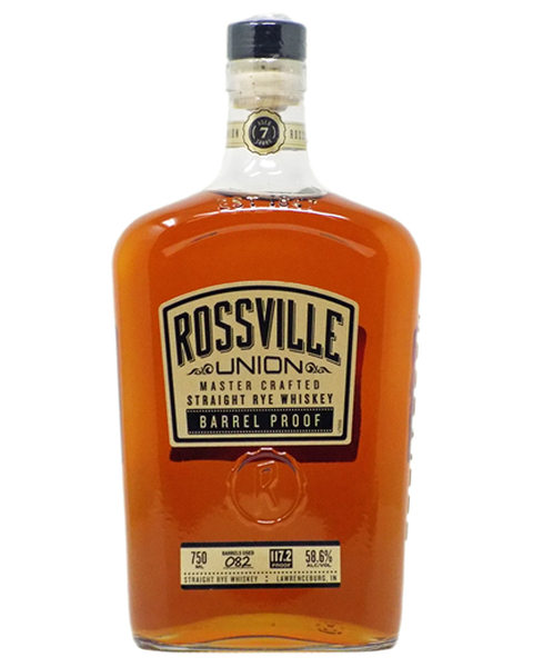 Rossville Union Rye Whiskey 7 years 58,6% - 0,75 lt