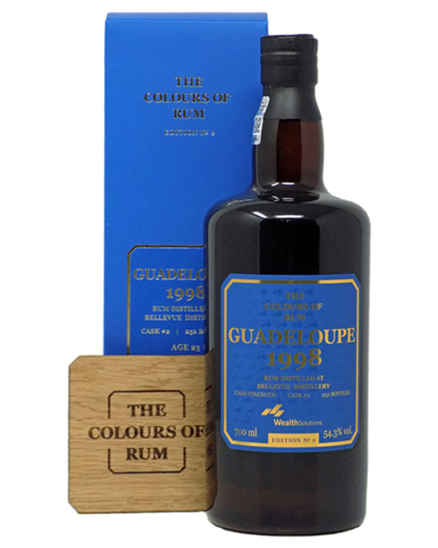 The Colours of Rum  GUADELOUPE 1998/2022 BELLEVUE - No 2 - 54,3% - 0,7 lt