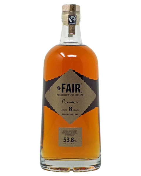 Fair  8 years Old Belize Rum 53,8% - 0,7 lt