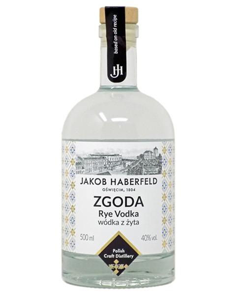 Jakob Haberfeld ZGODA - Roggen Vodka 40% - 0,5 lt