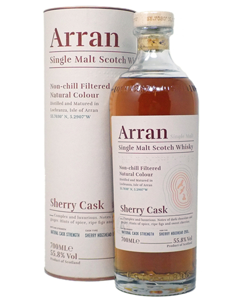 Arran Sherry Cask - 55,8% - 0,7 lt