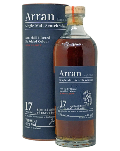 Arran 17 Years Old Limited Edition - 46% - 0,7 lt