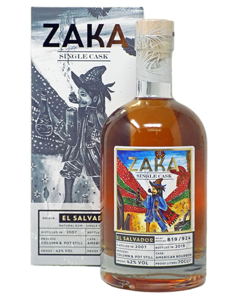 ZAKA El Salvador Rum 2007 Single Cask - 42% - 0,7 lt
