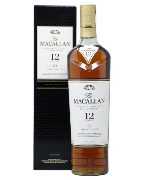Macallan 12 years Sherry Oak 43% - 0,75 lt
