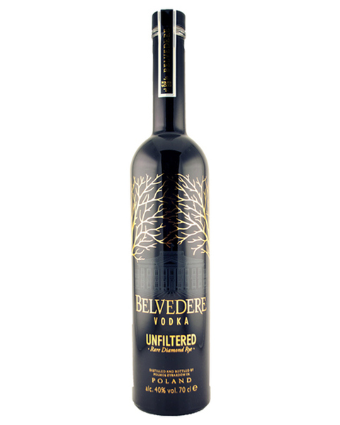 Belvedere  Vodka Unfiltered, Rare Diamond Rye