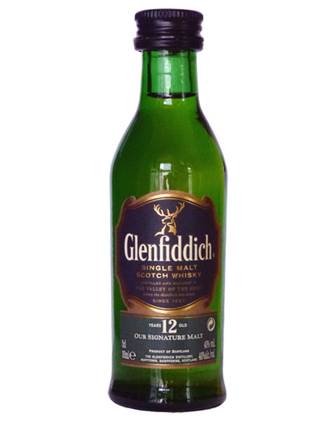 Glenfiddich 12 years-MINI - 0,05 lt