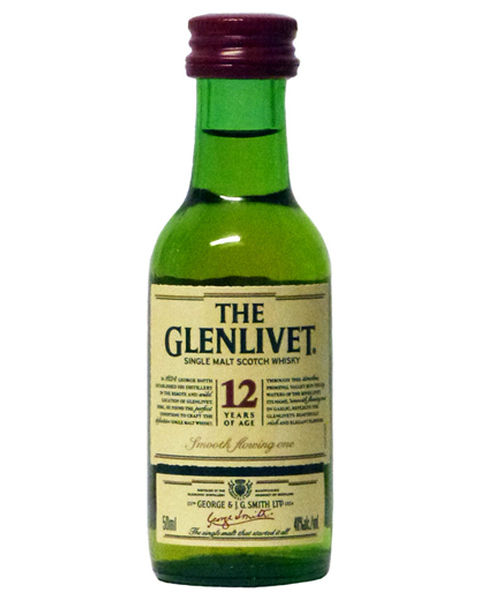 Glenlivet 12 years-MINI - 0,05 lt